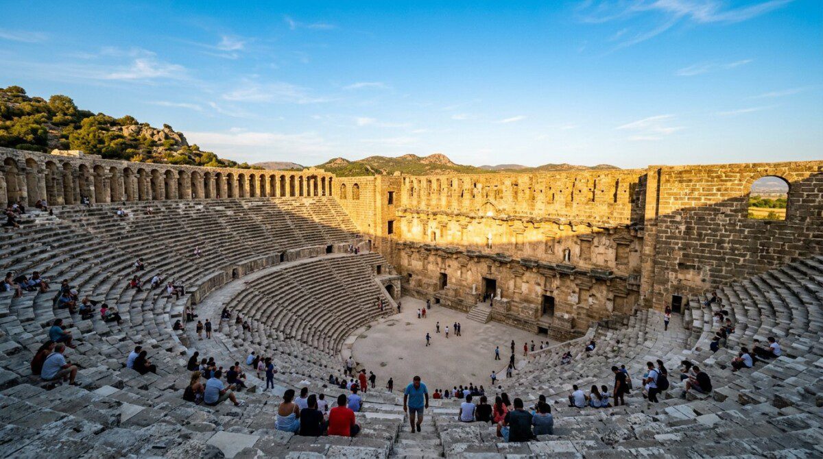 Aspendos Roma dönemi su kemerleri