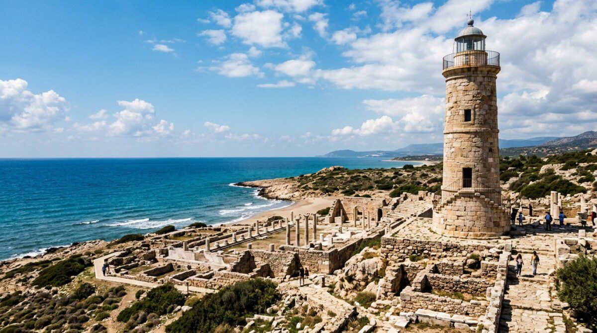 Patara antik deniz feneri Roma dönemi